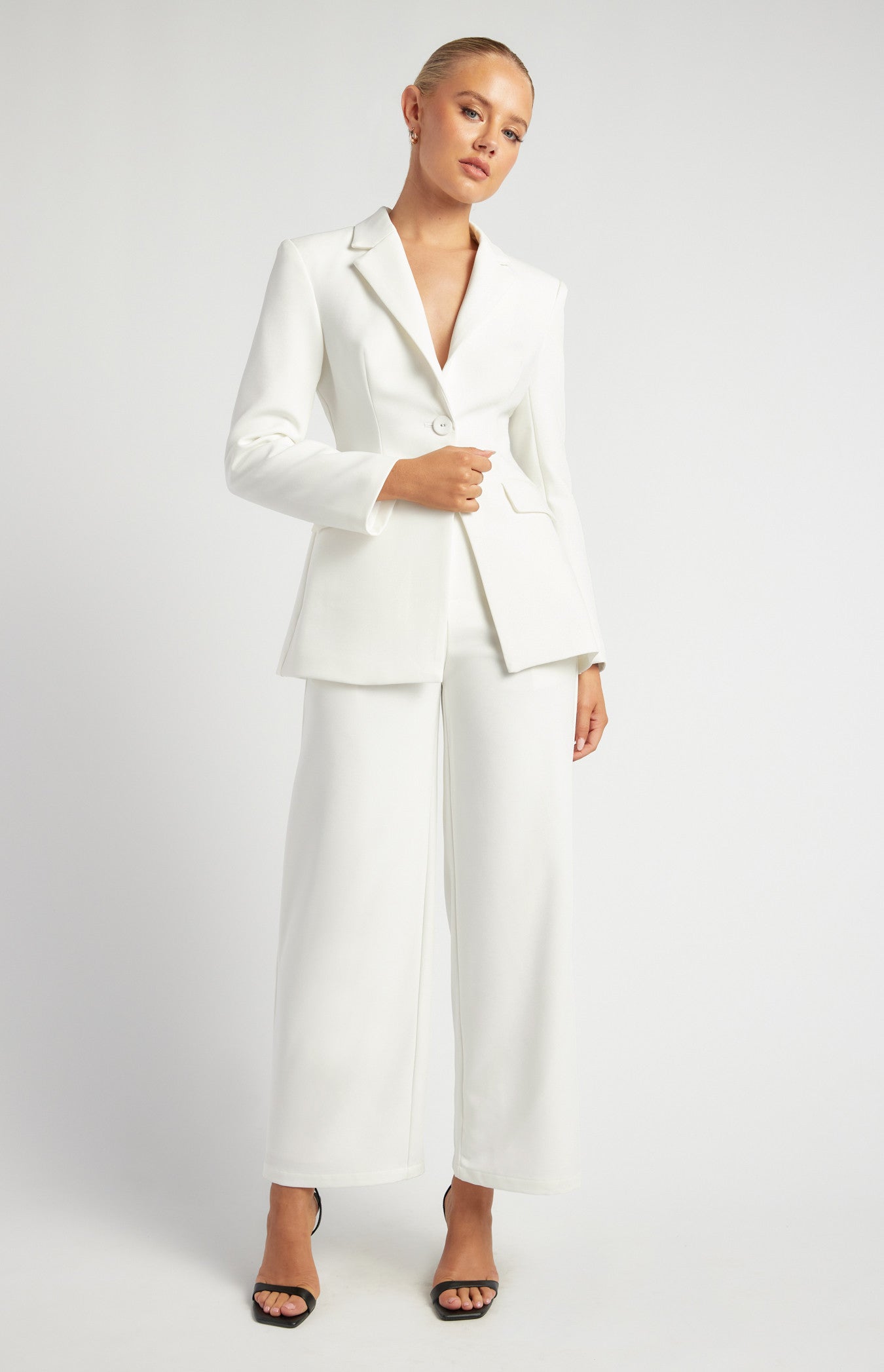 Tailored Waist Blazer