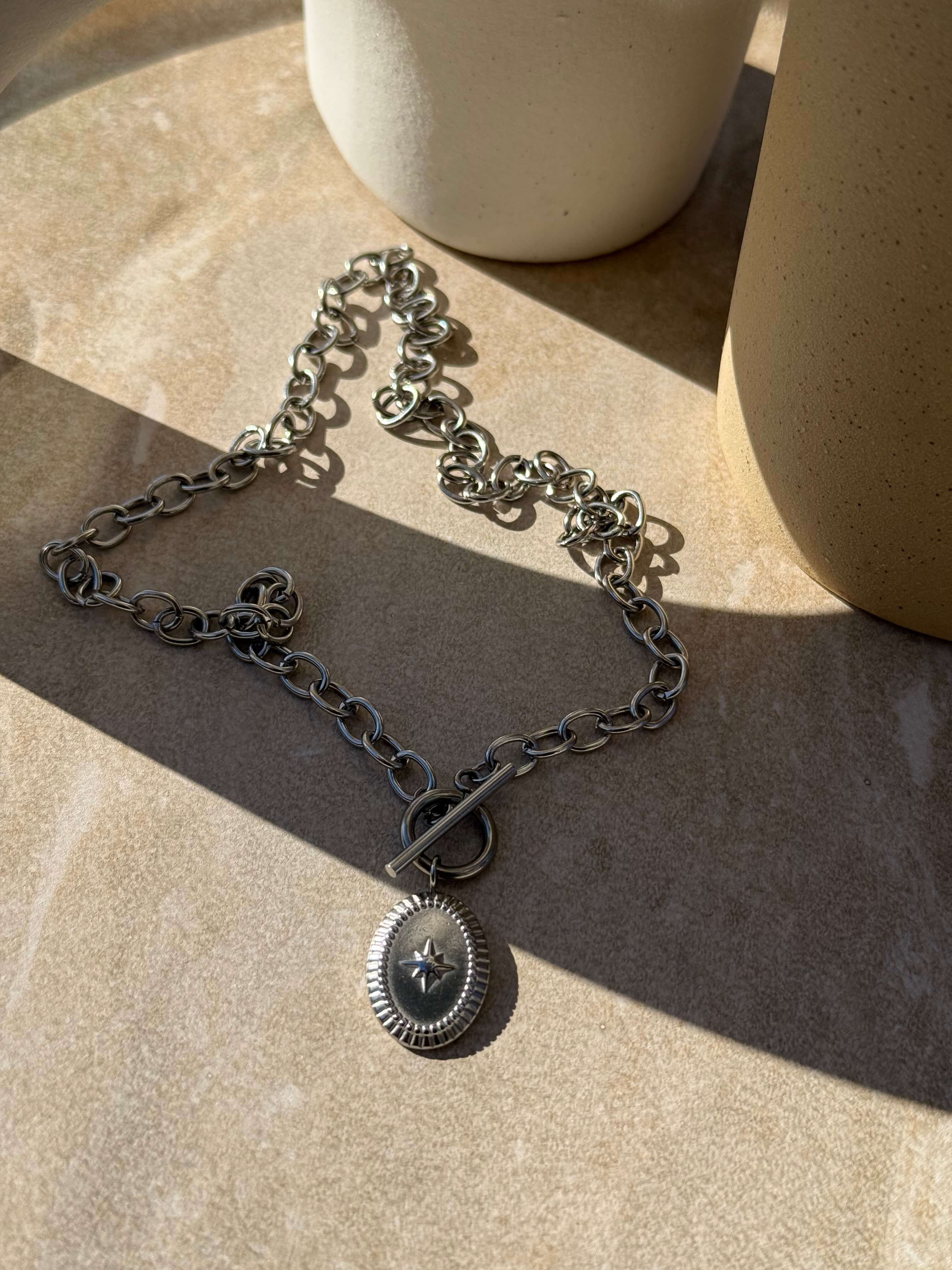 Aho Whetū Silver Necklace