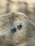 Moana Pūkākā Silver Huggies