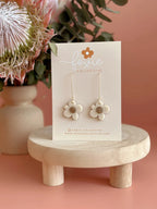 Earrings | Moon Flower Dangle