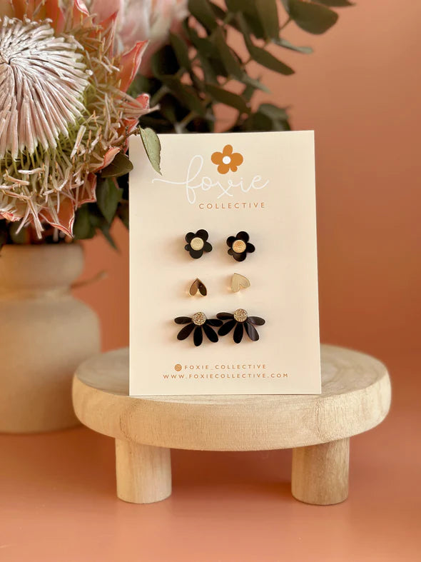 Earrings | Stud Pack Trio