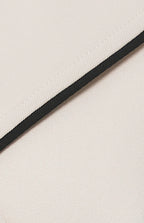 Contrast Longline Trench Coat