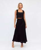 100% Linen Bias Skirt