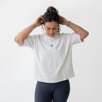 The Brave Pants Company | 100% Brushed Cotton Bombshell T-shirt White