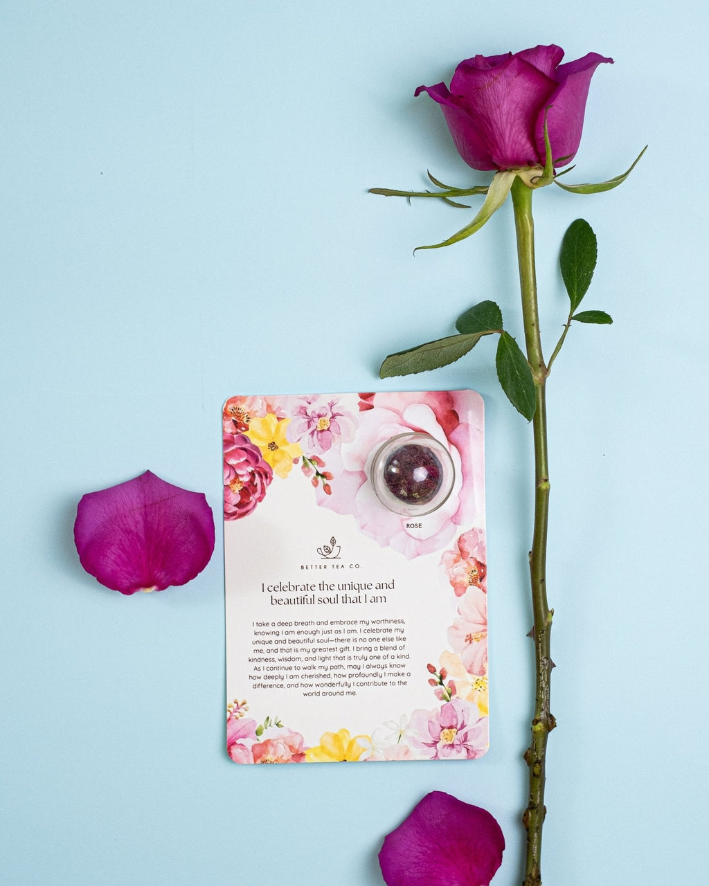 Blooming Tea Affirmation Greeting Card | Better Tea Co