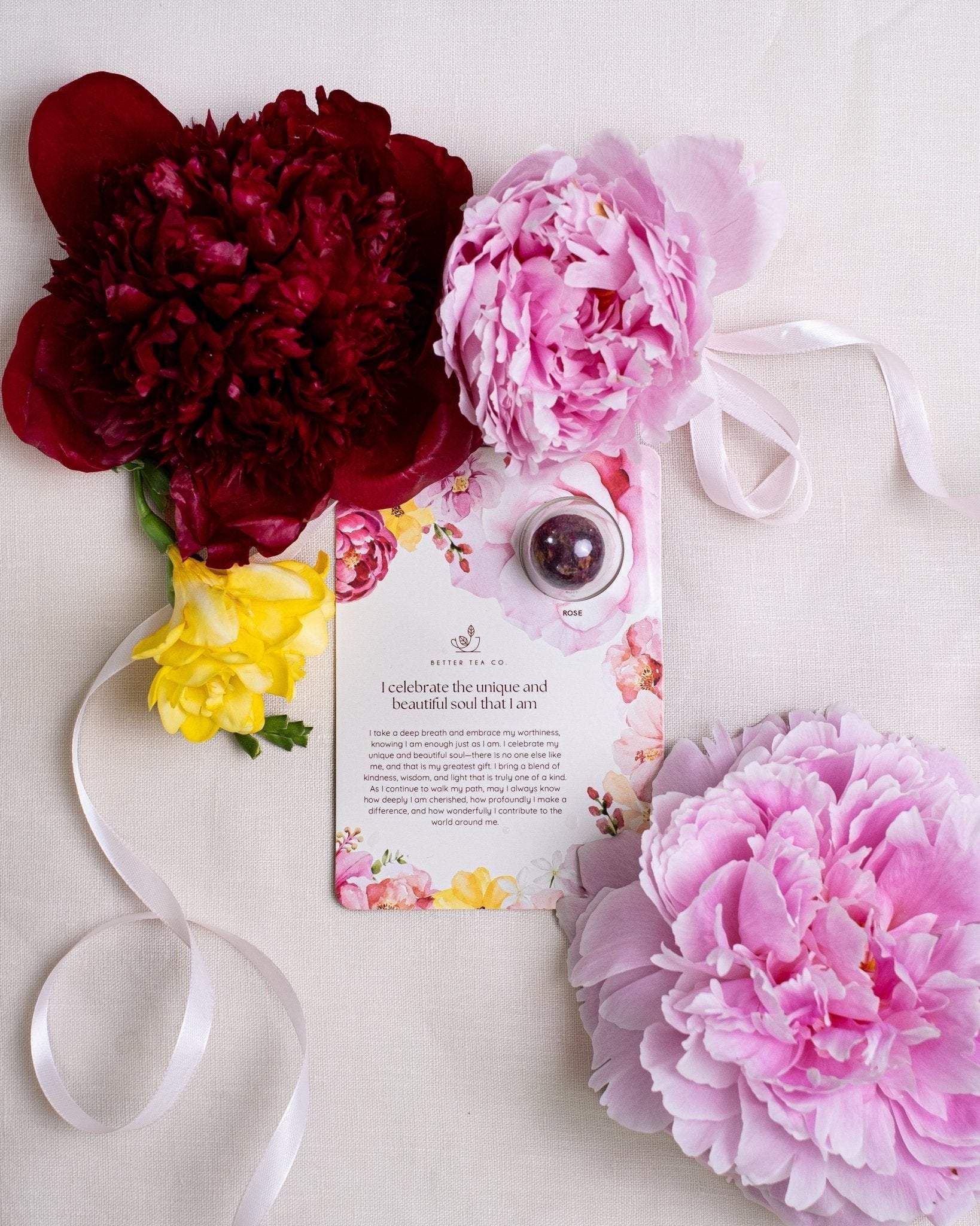 Blooming Tea Affirmation Greeting Card | Better Tea Co