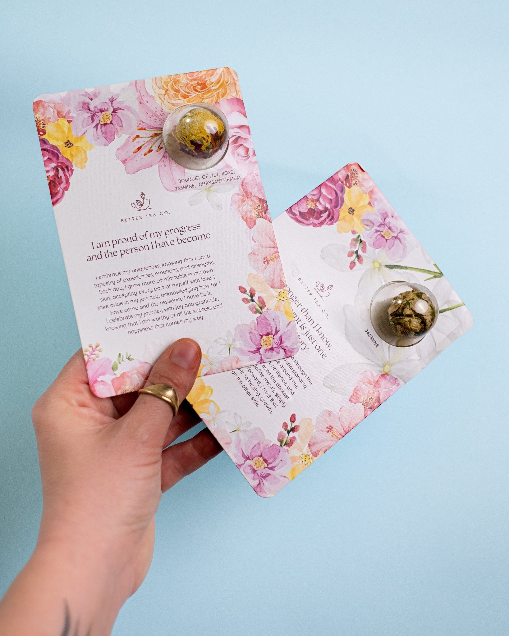 Blooming Tea Affirmation Greeting Card | Better Tea Co