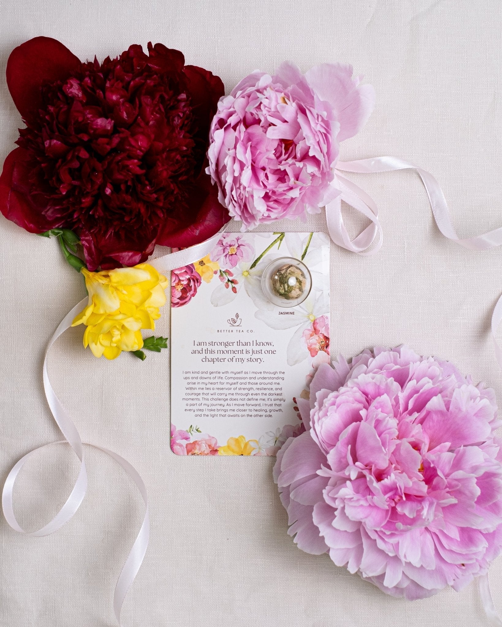 Blooming Tea Affirmation Greeting Card | Better Tea Co