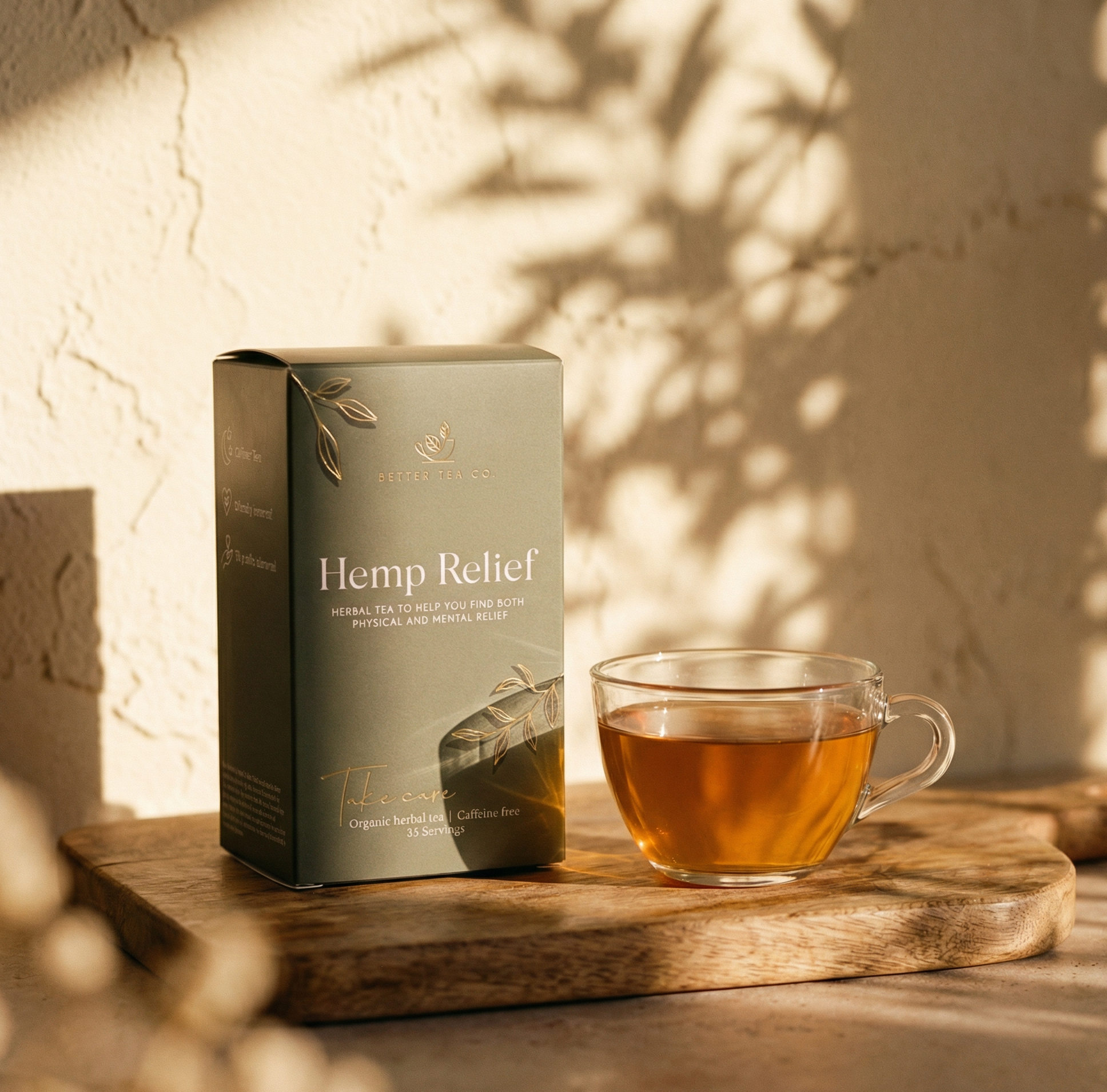 Hemp Relief Herbal Tea | Better Tea Co