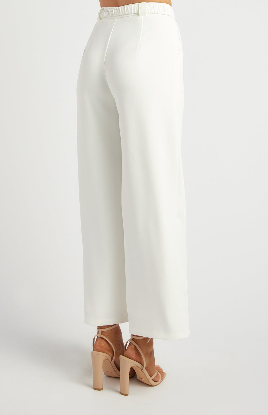 Straight Leg Pant + Gold Buckle Belt
